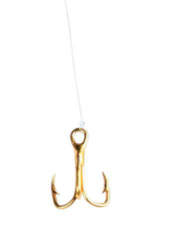 eagle claw treble 374 fishing hooks L374GH-1/0 Lazer Sharp Hook American Made Eagle Claw 374 Treble Hook