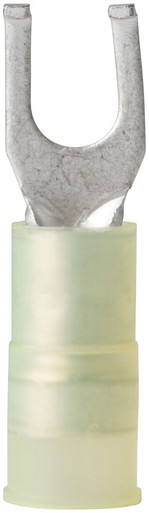 Ancor Terminali A Forcella Flangiati In Nylon - 16-14 AWG (1-2 Mm²) - 3,9 Mm - Confezione 25 Pezzi