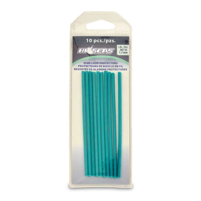  Hi-Seas Plastic Spring Wire Loop Protectors, Green