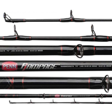 Penn RAMBW2040C70LB Rampage Boat Rod - TackleDirect