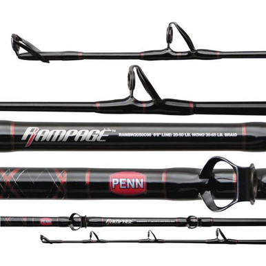 Penn RAMBW2050C66 Rampage Boat Rod - TackleDirect