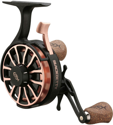 13 Fishing BBFFWTS2.5-LH Black Betty FreeFall Trickshop Edition Ice Reel - 2.5:1 - Left Hand 13 Fishing BBFFWTS2.5-LH Black Betty FreeFall Trickshop Edition Ice Reel - 2.5:1 - Left Hand