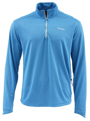 Simms Solarflex Plus Half Zip - Pacific - X-Large - TackleDirect