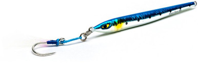 Mustad Moonriser Jig - 300g - Blue Sardine - TackleDirect