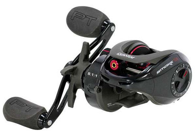 Moulinet Baitcast Quantum PT Smoke S3 SM100SPT - Main Droite - Ratio 6.1:1 - Neuf