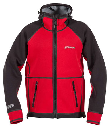 Stormr R215MF-05 Mens Typhoon Jacket Red/Black - TackleDirect