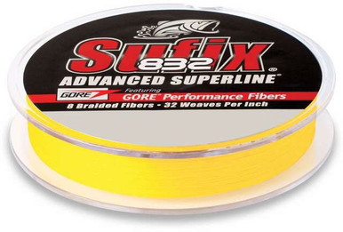 Sufix 660-108Y 832 Advanced Superline - 8lb - TackleDirect