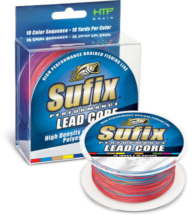 Sufix Performance Lead Core Fishing Line 27lb 200yds - TackleDirect