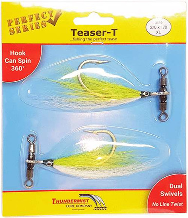 Thundermist Teaser-T Inline Teaser X-Large Chartreuse/White