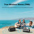 portable weatherproof speaker boombox with TWS (True Wireless Stereo) technology