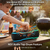 NSY F10E Portable Bluetooth Speaker with Drum Beats, IPX7 Waterproof Wireless Speakers 25W Super Bass, 24H Playtime, TWS Pairing, Colorful Lights for Outdoor Party Beach