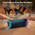 NSY Audio 40W Portable Bluetooth Speaker, IPX7 Waterproof with Super Bass & Colorful Lights, 24H Playtime, TWS Pairing for Outdoor Party Beach Gift