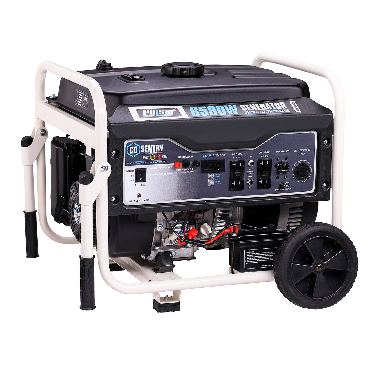 Pulsar Sentry 6580 Watt Generator | Gasoline | 120v / 240v | PG6580ECO
