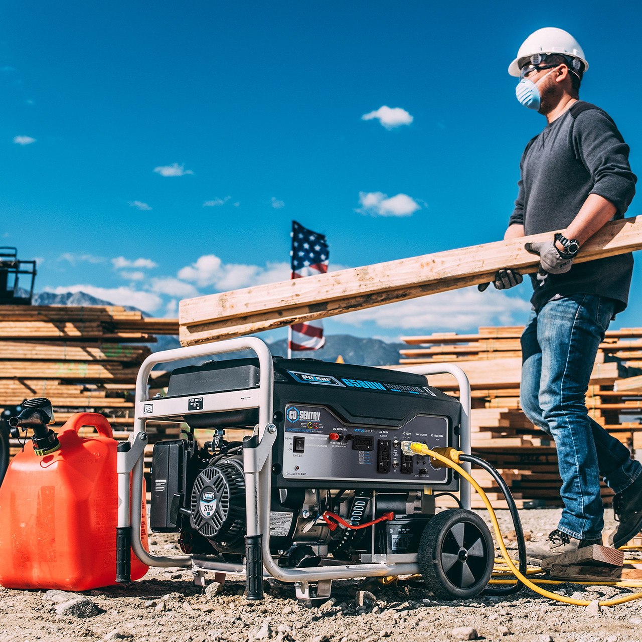 Pulsar Sentry 6580 Watt Generator | Gasoline | 120v / 240v | PG6580ECO