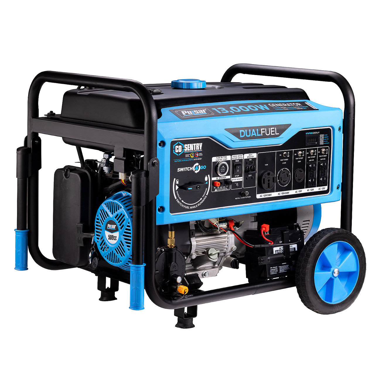 Pulsar Sentry 13000 Watt Generator | Dual Fuel | 120v / 240v