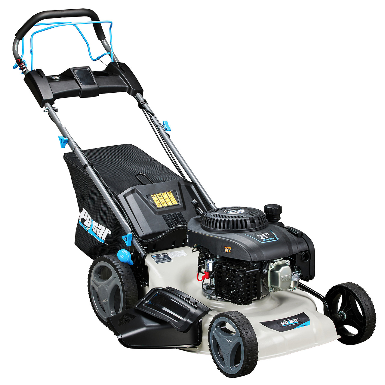 【pq】 Pulsar 21 Inch Lawn Mower | Gas-Powered with Electric Start