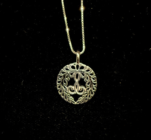 Silver Wisteria Crest Necklace Silver Wisteria Crest Necklace