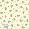 4502-791  CreamPetrol || Garden Flower