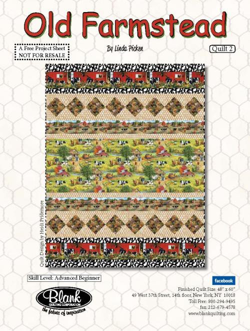 Old Farmstead Quilt 2, Current Project, The Blank Quilting Corporation