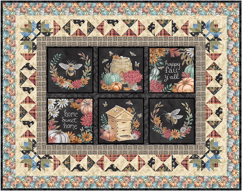 Blank Quilting, Late Summer Harvest, Sweet Autumn Quilt, Lily Ford, Sue