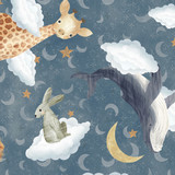 *Cloudy Cuddles Minky - Digital