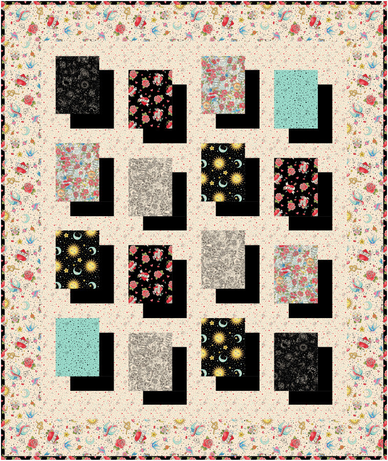 Ink Chronicles - Jolie Quilt - The Blank Quilting Corp.