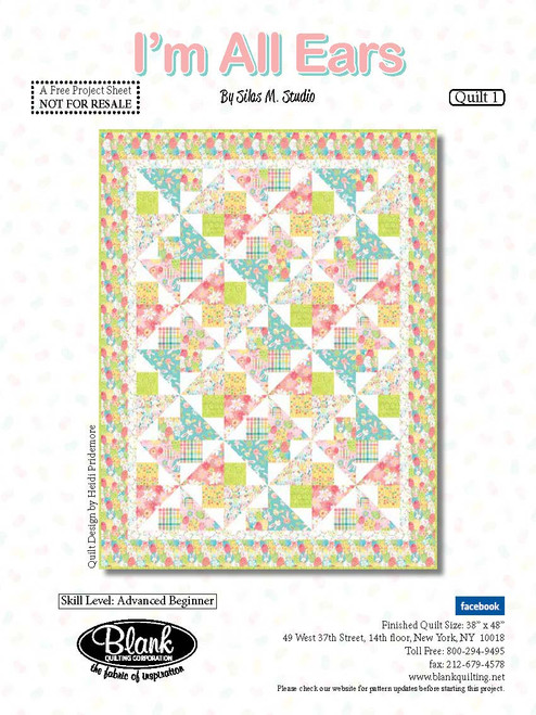 I'm All Ears Quilt #1 I'm All Ears Quilt #1