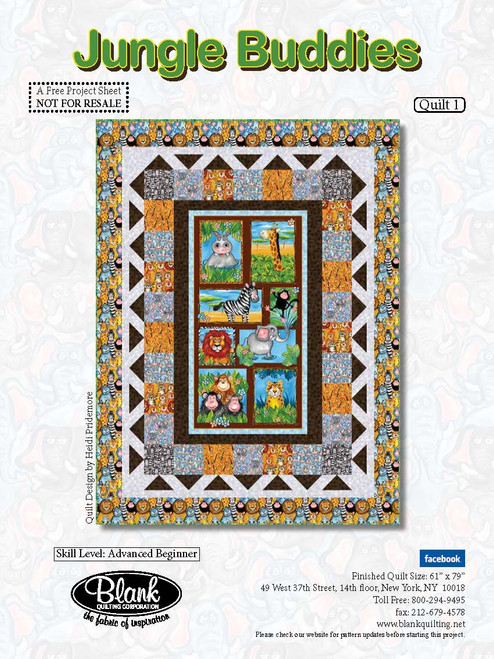 Jungle Buddies Quilt #1 Jungle Buddies Quilt #1