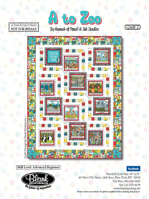 A to Zoo Quilt #2 A to Zoo Quilt #2