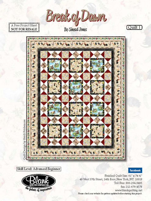Break of Dawn Quilt #1 Break of Dawn Quilt #1