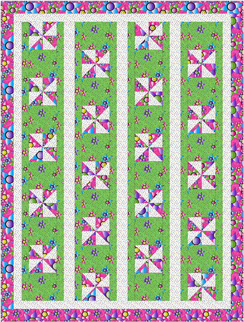 Flower Power Quilt #1 Flower Power Quilt #1