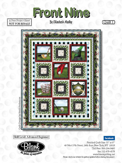 Front Nine Quilt #1 Front Nine Quilt #1