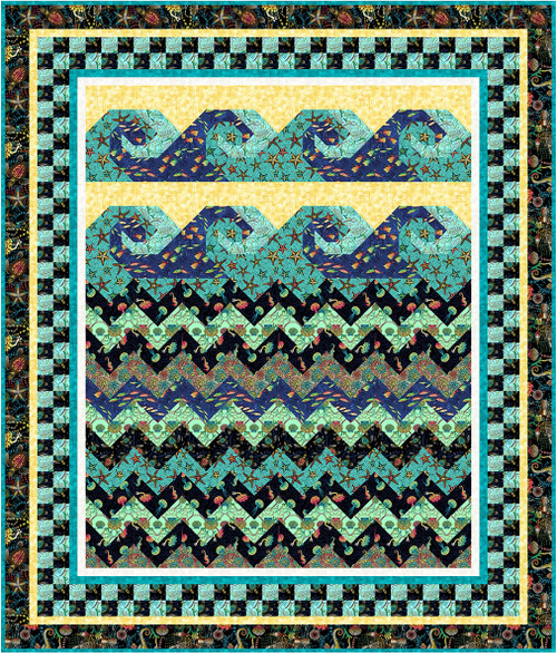 Ocean Menagerie Quilt #1 Ocean Menagerie Quilt #1