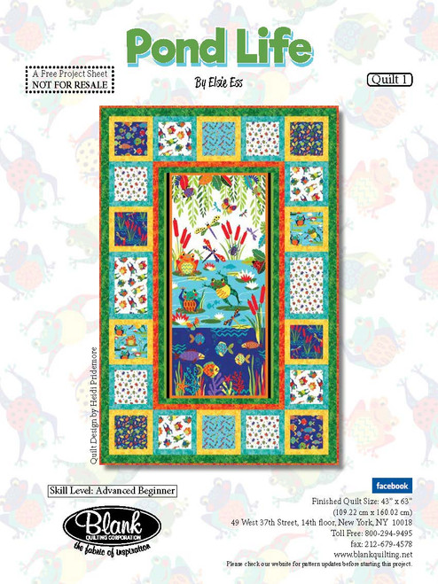 Pond Life Quilt #1 Pond Life Quilt #1