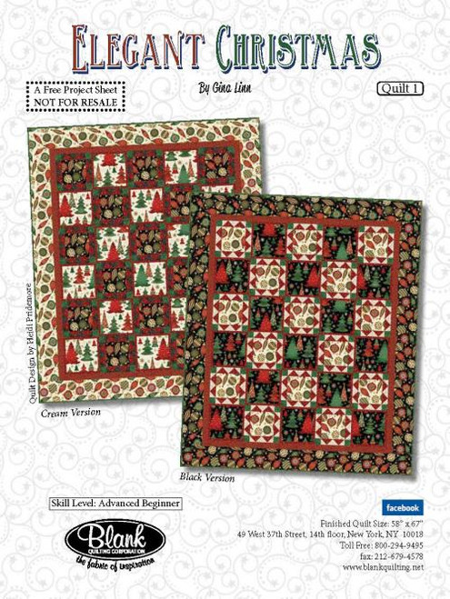 Elegant Christmas Quilt #1 Elegant Christmas Quilt #1