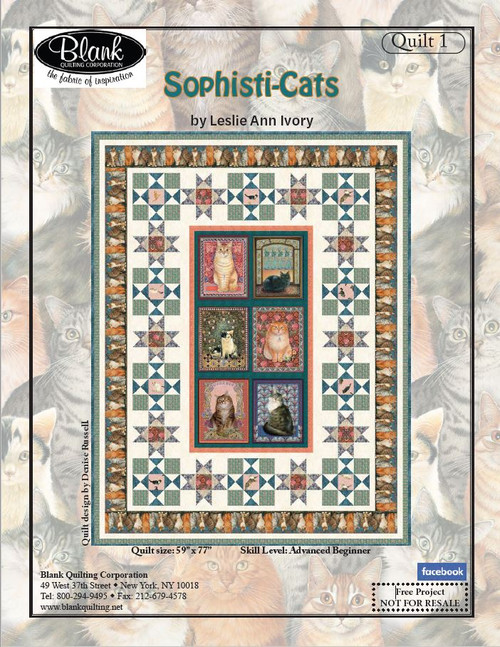 Sophisti-Cats Quilt #1