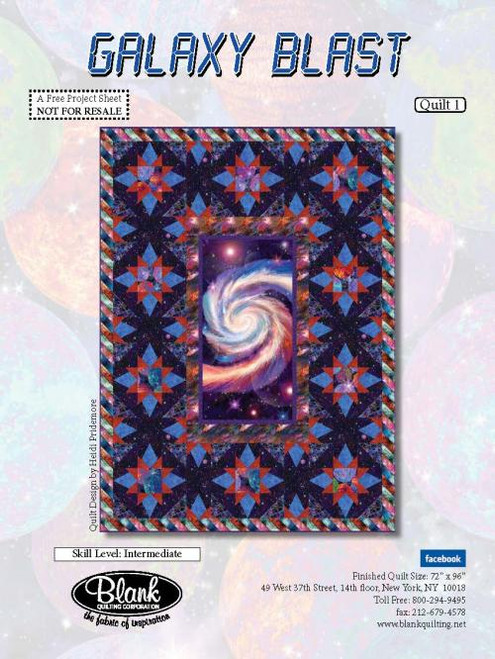 Galaxy Blast Quilt #1 Galaxy Blast Quilt #1