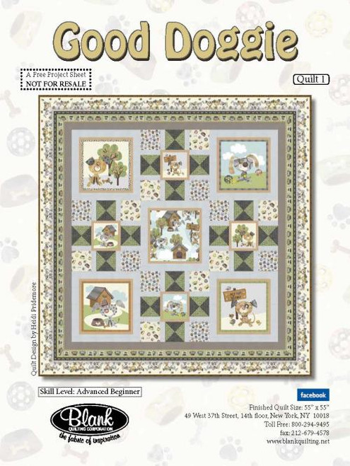 Good Doggie Quilt #1 Good Doggie Quilt #1