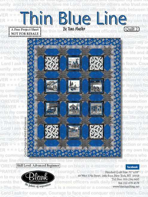 Thin Blue Line Quilt #2 Thin Blue Line Quilt #2