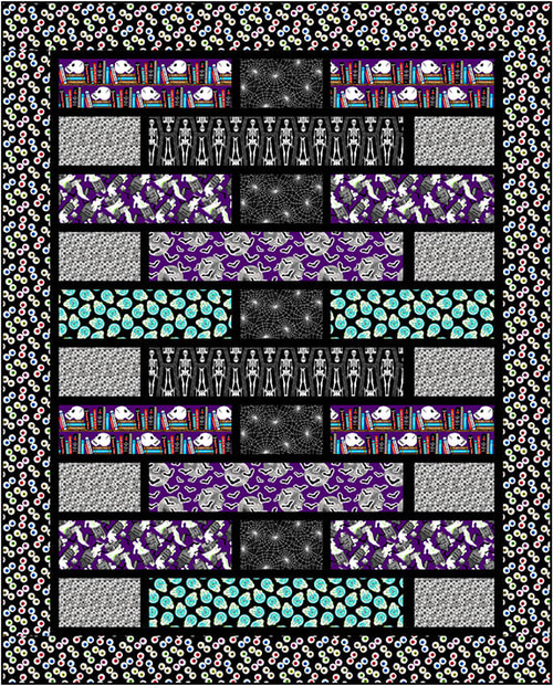 <p>Bridges Quilt featuring Creepy & Kooky by Mark Hordyszynski. This quilt pattern can be purchased at <a href="https://www.quiltingrenditions.com/product-page/two-by-four" target="_blank">Kari Nichols Quilting Renditions</a>. Fabric requirements are available in the download link above.</p> <p>PROJECT DISCLAIMER: Every effort has been made to ensure that all projects are error free. All the information is presented in good faith; however no warranty can be given nor results guaranteed as we have no control over the execution of instructions. Therefore, we assume no responsibility for the use of this information or damages that may occur as a result. When errors are brought to our attention, we make every effort to correct and post a revision as soon as possible. Please make sure to check freespiritfabrics.com for pattern updates prior to starting the project. We also recommend that you test the project prior to cutting for kits. Finally, all free projects are intended to remain free to you and are not for resale.</p> <p>Bridges Quilt featuring Creepy & Kooky by Mark Hordyszynski. This quilt pattern can be purchased at <a href="https://www.quiltingrenditions.com/product-page/two-by-four" target="_blank">Kari Nichols Quilting Renditions</a>. Fabric requirements are available in the download link above.</p> <p>PROJECT DISCLAIMER: Every effort has been made to ensure that all projects are error free. All the information is presented in good faith; however no warranty can be given nor results guaranteed as we have no control over the execution of instructions. Therefore, we assume no responsibility for the use of this information or damages that may occur as a result. When errors are brought to our attention, we make every effort to correct and post a revision as soon as possible. Please make sure to check freespiritfabrics.com for pattern updates prior to starting the project. We also recommend that you test the project prior to cutting for kits. Finally, all free projects are intended to remain free to you and are not for resale.</p>