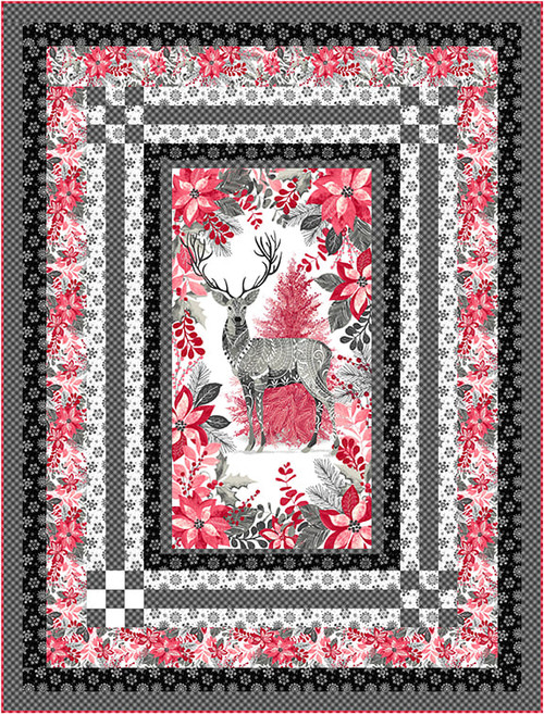<p>Stellar View Quilt featuring Holiday Style by Satin Moon Design This quilt pattern designed by Susan Ziegler and Leland Turner and sold by <a href="https://www.quiltintia.com/" target="_blank">Quiltin' Tia.</a> Fabric requirements are available in the download link above.</p> <p>PROJECT DISCLAIMER: Every effort has been made to ensure that all projects are error free. All the information is presented in good faith; however no warranty can be given nor results guaranteed as we have no control over the execution of instructions. Therefore, we assume no responsibility for the use of this information or damages that may occur as a result. When errors are brought to our attention, we make every effort to correct and post a revision as soon as possible. Please make sure to check freespiritfabrics.com for pattern updates prior to starting the project. We also recommend that you test the project prior to cutting for kits. Finally, all free projects are intended to remain free to you and are not for resale.</p> <p>Stellar View Quilt featuring Holiday Style by Satin Moon Design This quilt pattern designed by Susan Ziegler and Leland Turner and sold by <a href="https://www.quiltintia.com/" target="_blank">Quiltin' Tia.</a> Fabric requirements are available in the download link above.</p> <p>PROJECT DISCLAIMER: Every effort has been made to ensure that all projects are error free. All the information is presented in good faith; however no warranty can be given nor results guaranteed as we have no control over the execution of instructions. Therefore, we assume no responsibility for the use of this information or damages that may occur as a result. When errors are brought to our attention, we make every effort to correct and post a revision as soon as possible. Please make sure to check freespiritfabrics.com for pattern updates prior to starting the project. We also recommend that you test the project prior to cutting for kits. Finally, all free projects are intended to remain free to you and are not for resale.</p>