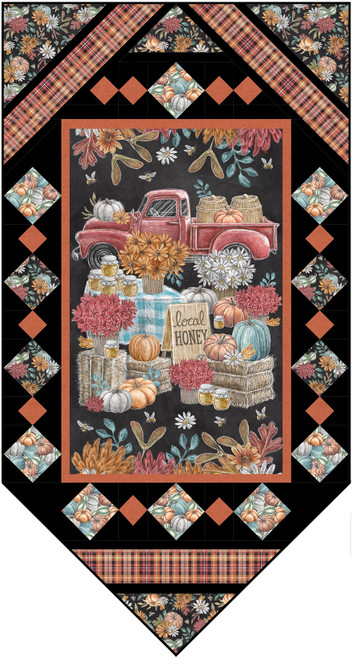 <p>Autumn Harvest Quilt Banner featuring Late Summer Harvest by Lily Ford. This quilt pattern designed by Sue Harvey and Sandy Boobar of <a href="https://pinetreecountryquilts.com/" target="_blank">Pine Tree Country Quilts</a>. Fabric requirements are available in the download link above.</p> <p>PROJECT DISCLAIMER: Every effort has been made to ensure that all projects are error free. All the information is presented in good faith; however no warranty can be given nor results guaranteed as we have no control over the execution of instructions. Therefore, we assume no responsibility for the use of this information or damages that may occur as a result. When errors are brought to our attention, we make every effort to correct and post a revision as soon as possible. Please make sure to check freespiritfabrics.com for pattern updates prior to starting the project. We also recommend that you test the project prior to cutting for kits. Finally, all free projects are intended to remain free to you and are not for resale.</p> <p>Autumn Harvest Quilt Banner featuring Late Summer Harvest by Lily Ford. This quilt pattern designed by Sue Harvey and Sandy Boobar of <a href="https://pinetreecountryquilts.com/" target="_blank">Pine Tree Country Quilts</a>. Fabric requirements are available in the download link above.</p> <p>PROJECT DISCLAIMER: Every effort has been made to ensure that all projects are error free. All the information is presented in good faith; however no warranty can be given nor results guaranteed as we have no control over the execution of instructions. Therefore, we assume no responsibility for the use of this information or damages that may occur as a result. When errors are brought to our attention, we make every effort to correct and post a revision as soon as possible. Please make sure to check freespiritfabrics.com for pattern updates prior to starting the project. We also recommend that you test the project prior to cutting for kits. Finally, all free projects are intended to remain free to you and are not for resale.</p>