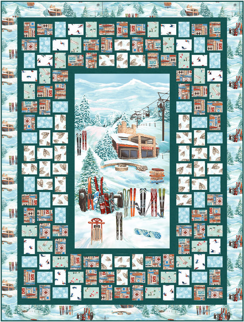 <p>Ski Snapshots Quilt featuring Slopeside by D. DonFrancisco. This quilt pattern designed by and sold Sue Harvey and Sandy Boobar of <a href="https://pinetreecountryquilts.com/" target="_blank">Pine Tree Country Quilts</a>. Fabric requirements are available in the download link above.</p> <p>PROJECT DISCLAIMER: Every effort has been made to ensure that all projects are error free. All the information is presented in good faith; however no warranty can be given nor results guaranteed as we have no control over the execution of instructions. Therefore, we assume no responsibility for the use of this information or damages that may occur as a result. When errors are brought to our attention, we make every effort to correct and post a revision as soon as possible. Please make sure to check freespiritfabrics.com for pattern updates prior to starting the project. We also recommend that you test the project prior to cutting for kits. Finally, all free projects are intended to remain free to you and are not for resale.</p> <p>Ski Snapshots Quilt featuring Slopeside by D. DonFrancisco. This quilt pattern designed by and sold Sue Harvey and Sandy Boobar of <a href="https://pinetreecountryquilts.com/" target="_blank">Pine Tree Country Quilts</a>. Fabric requirements are available in the download link above.</p> <p>PROJECT DISCLAIMER: Every effort has been made to ensure that all projects are error free. All the information is presented in good faith; however no warranty can be given nor results guaranteed as we have no control over the execution of instructions. Therefore, we assume no responsibility for the use of this information or damages that may occur as a result. When errors are brought to our attention, we make every effort to correct and post a revision as soon as possible. Please make sure to check freespiritfabrics.com for pattern updates prior to starting the project. We also recommend that you test the project prior to cutting for kits. Finally, all free projects are intended to remain free to you and are not for resale.</p>