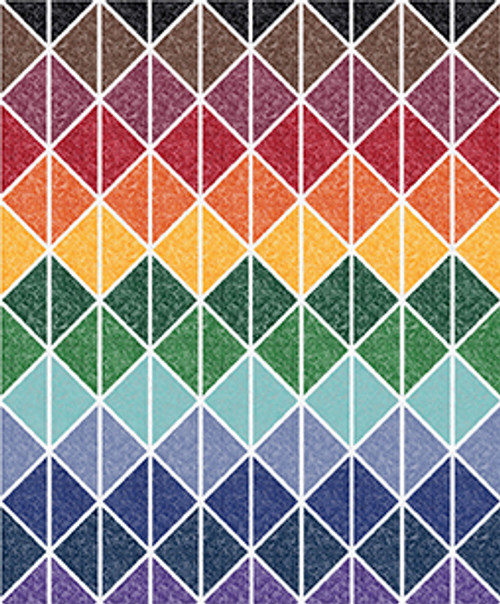 Glacial Pearl - Deltille Quilt Glacial Pearl - Deltille Quilt