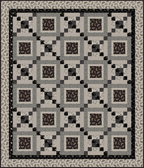 Nature's Whisper - Butterfly Squares Quilt Nature's Whisper - Butterfly Squares Quilt