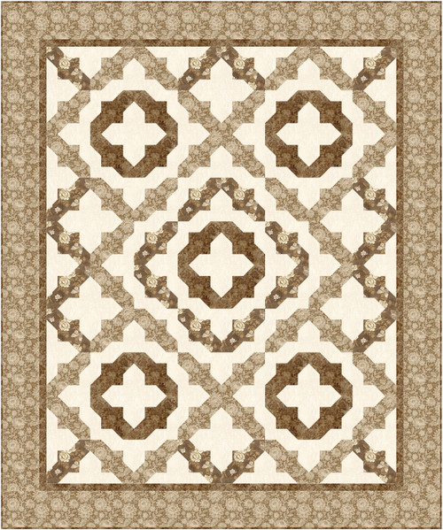 Modern Lace - Lacy Parquet Quilt Modern Lace - Lacy Parquet Quilt