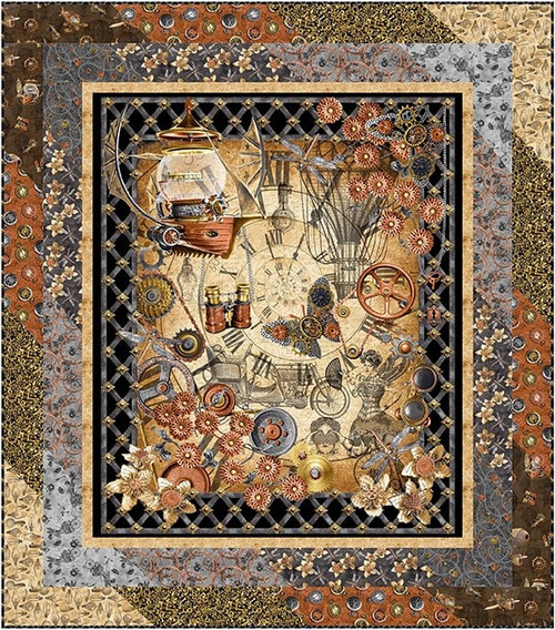 Full Steam Ahead - Gallery Drama Quilt Full Steam Ahead - Gallery Drama Quilt