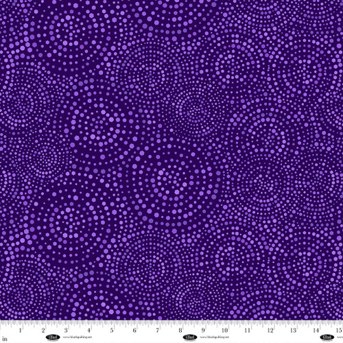 4185-55 Purple || Hexi-Dots 108"