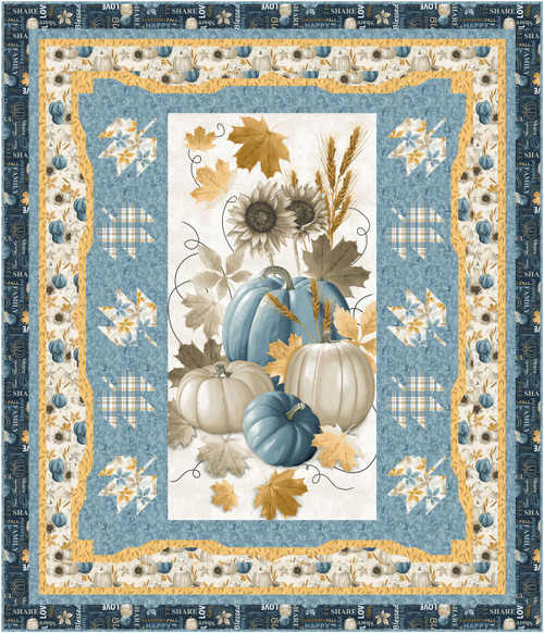 Autumn Vibes - Tossed Leaves & Pumpkins Throw Autumn Vibes - Tossed Leaves & Pumpkins Throw