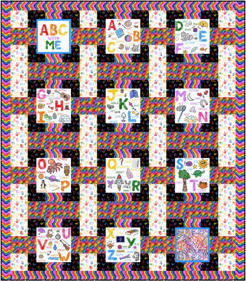 Color My World - Wrapped Quilt Color My World - Wrapped Quilt